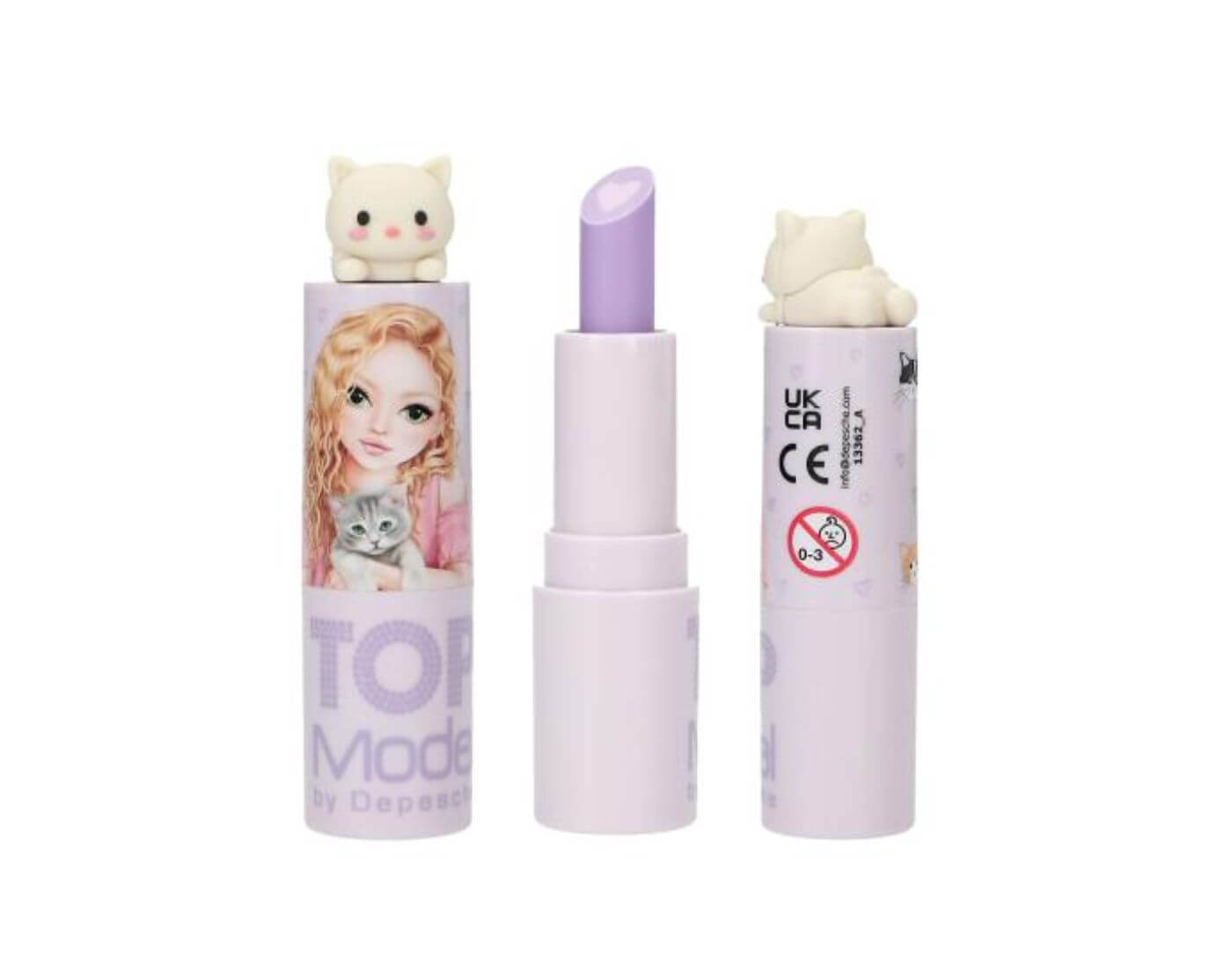 TOPModel Lippenstift-Radierer mit Topper (einzeln) TOPModel Lippenstift-Radierer mit Topper (einzeln)