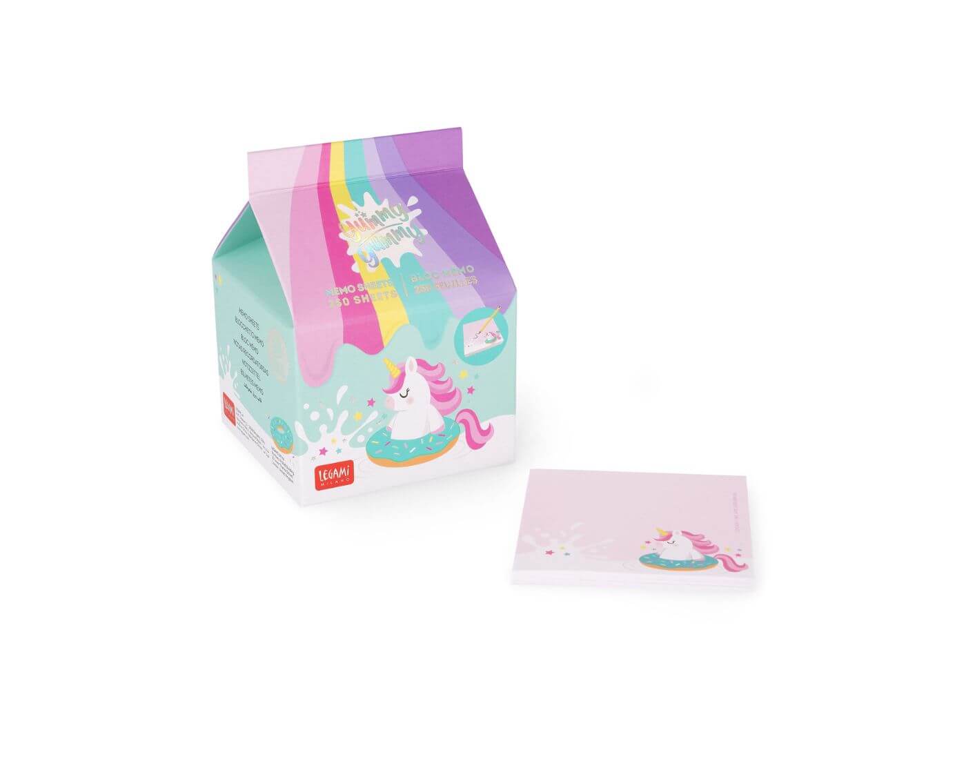 Notizzettelblock - Yummy Yummy Einhorn