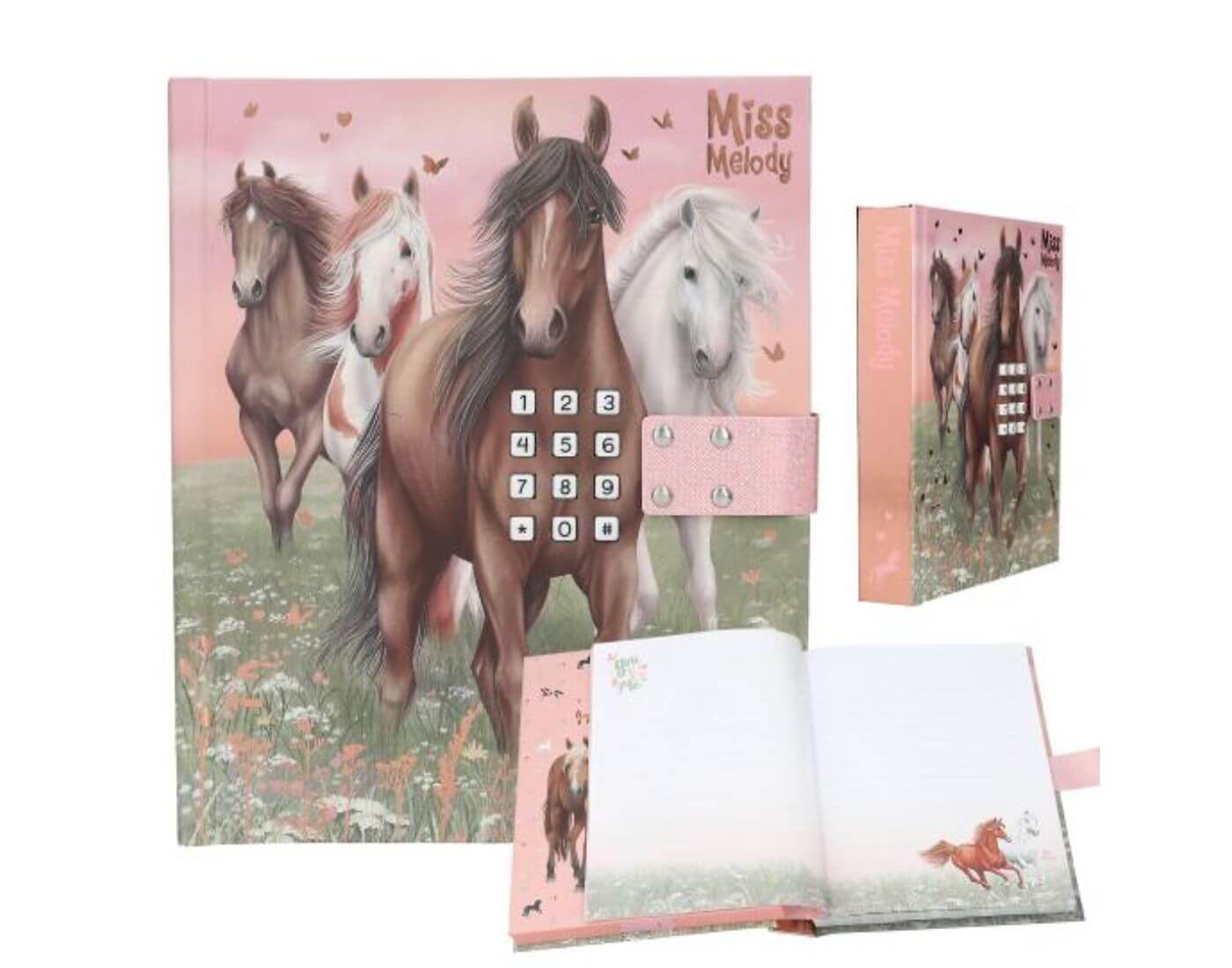 Miss Melody Tagebuch mit Code und Sound, Motiv 1