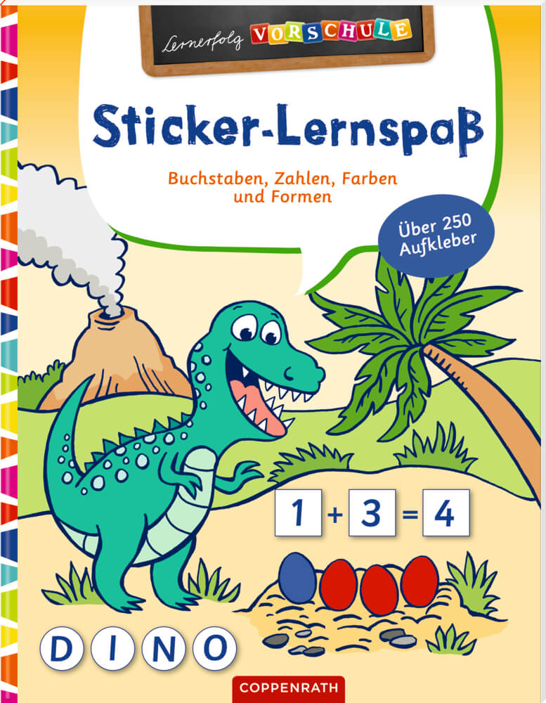 9783649640585-1 Lernerfolg Vorschule: Sticker-Lernspaß (Dinosaurier)