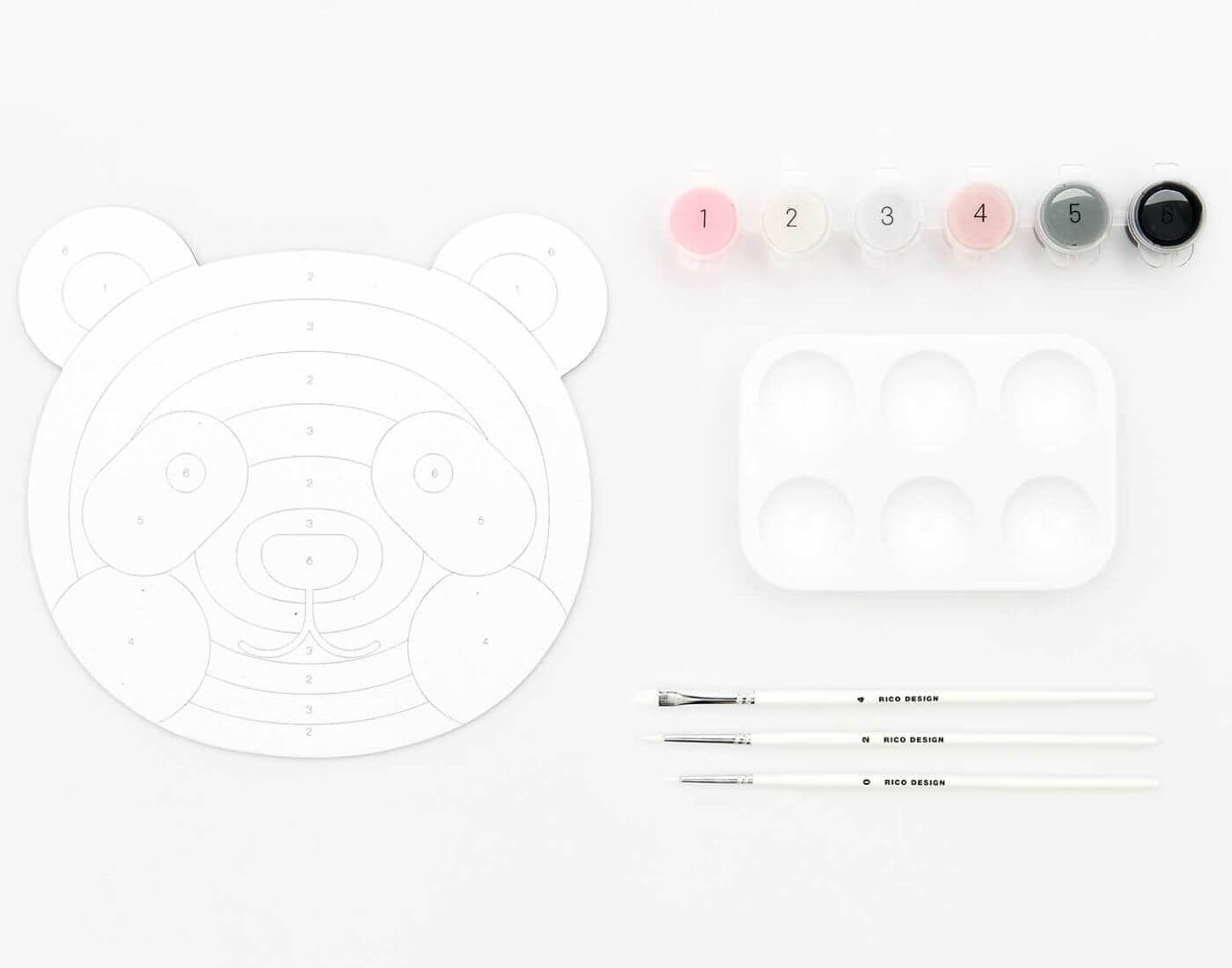 Malen nach Zahlen Panda