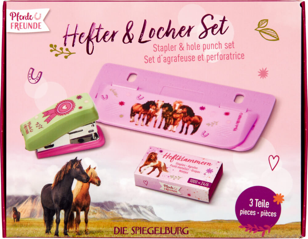 4029753184009 Hefter & Locher Set - Pferdefreunde