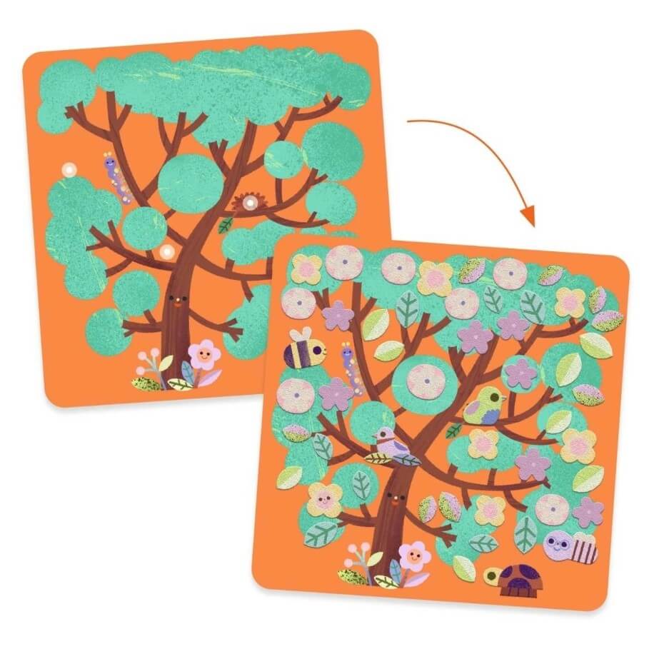 Filzbilder: Jahreszeiten - Bastelpackung 3-6 Jahren Filzbilder: Jahreszeiten - Bastelpackung 3-6 Jahren