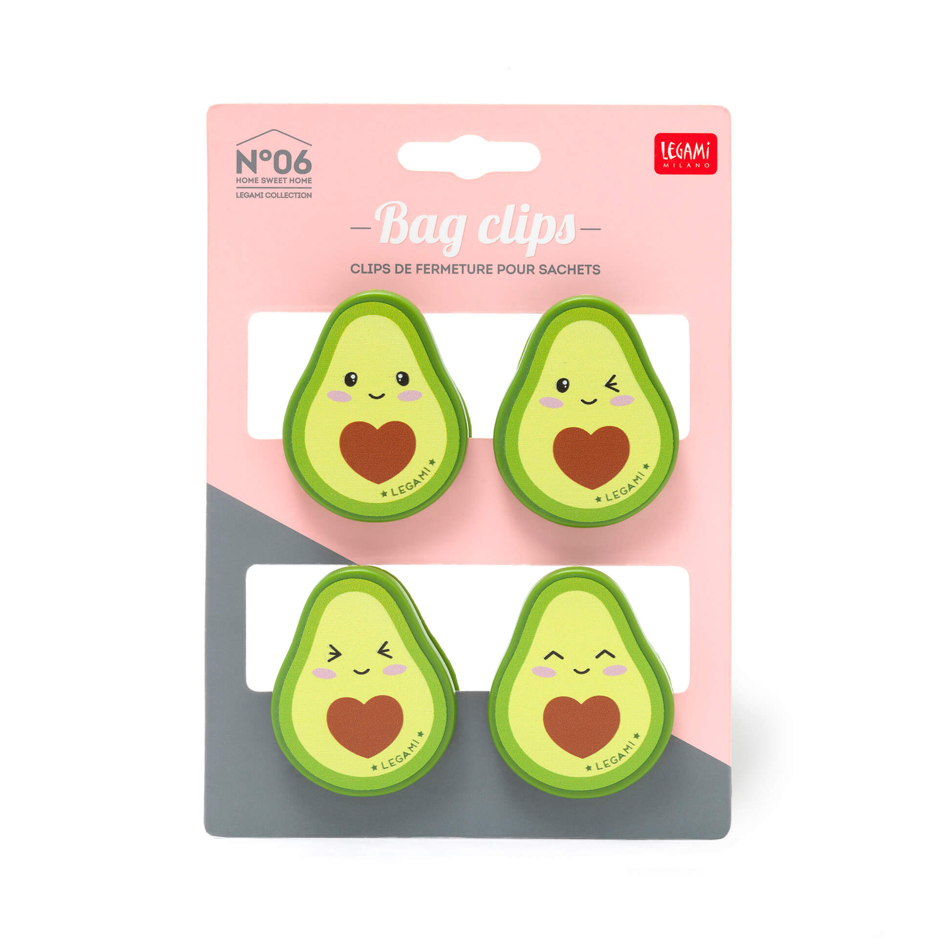 Set Verschluss-Clips - Avocado
