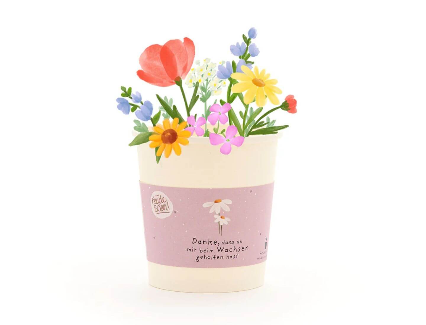 Danke Wachsen - Becher