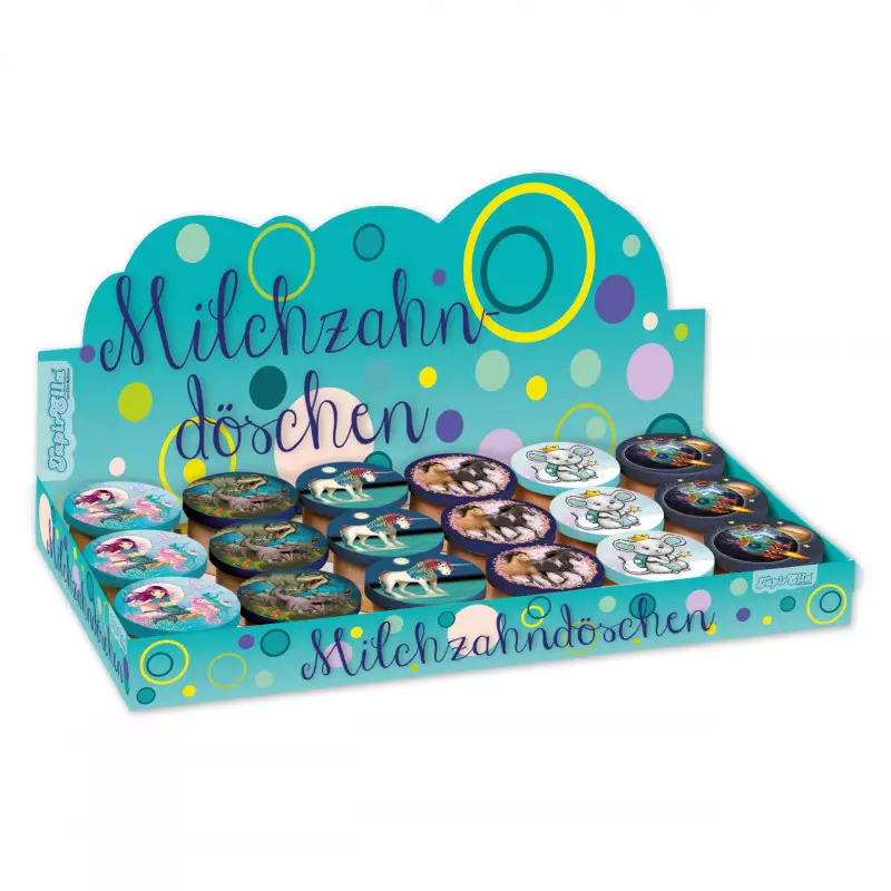 tapirella-sammel-milchzahndoeschen-display-18-stk Zahndöschen verschiedene Designs (einzeln)