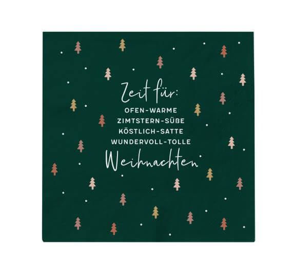 Cocktailservietten Weihnachten Zeit für Weihnachten