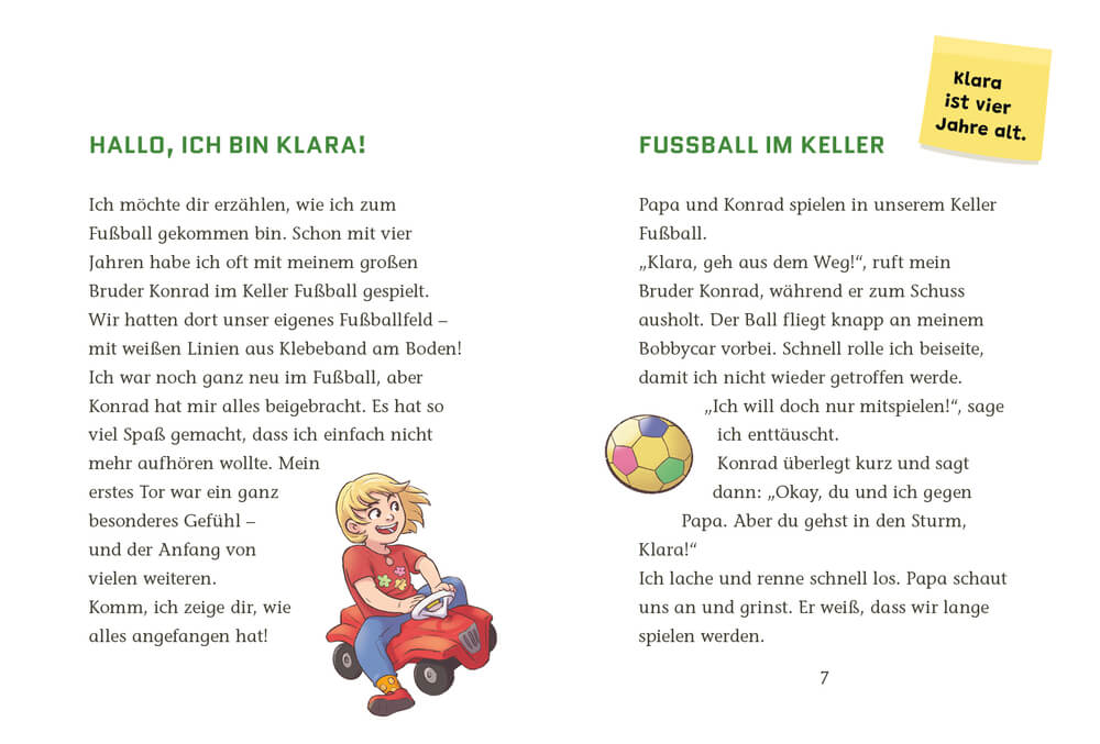 Sportstars erzählen (Leseanfänger, Band 2) - Mein Weg zur Fußball-Nationalspielerin