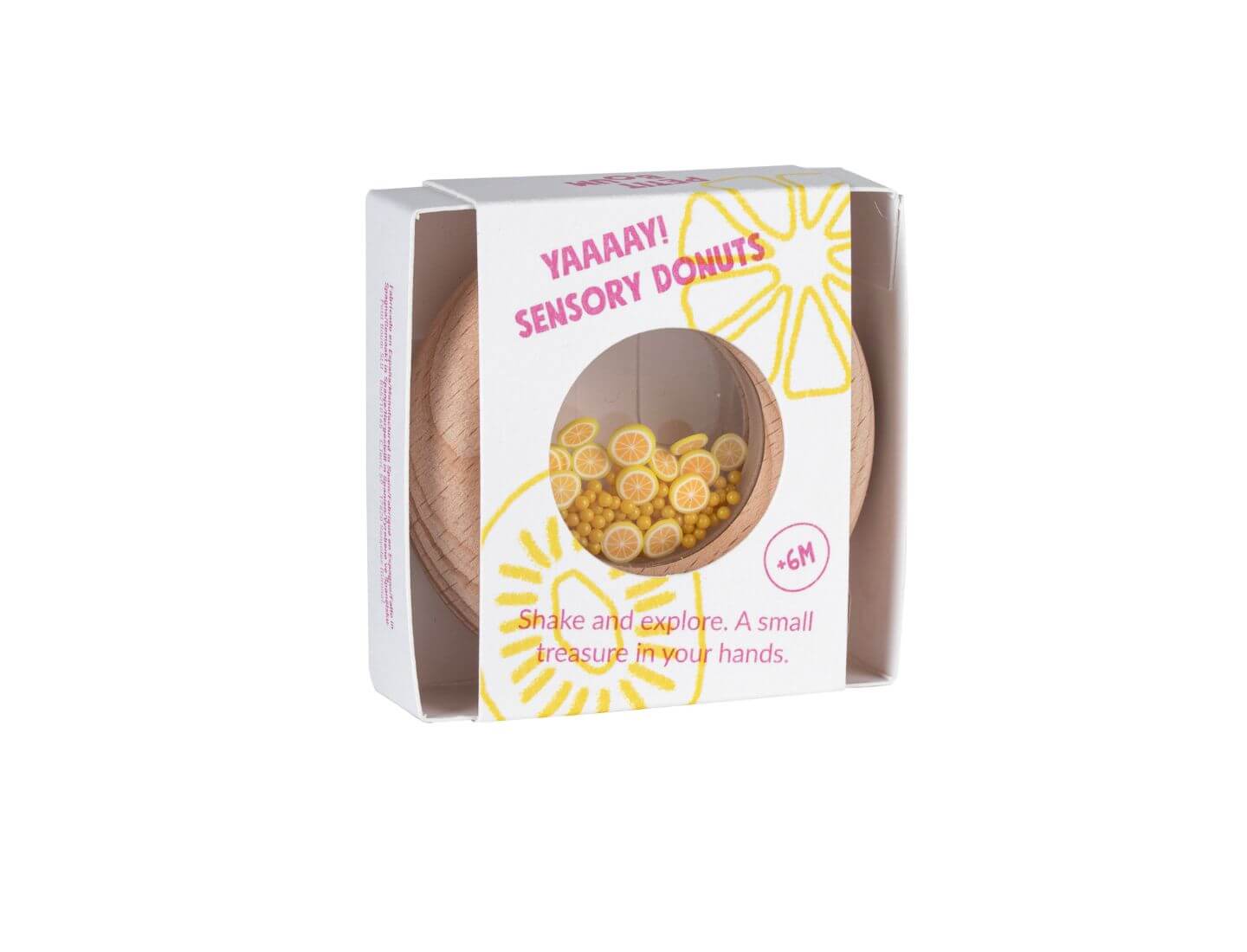 Sensorik-Donut Zitrone