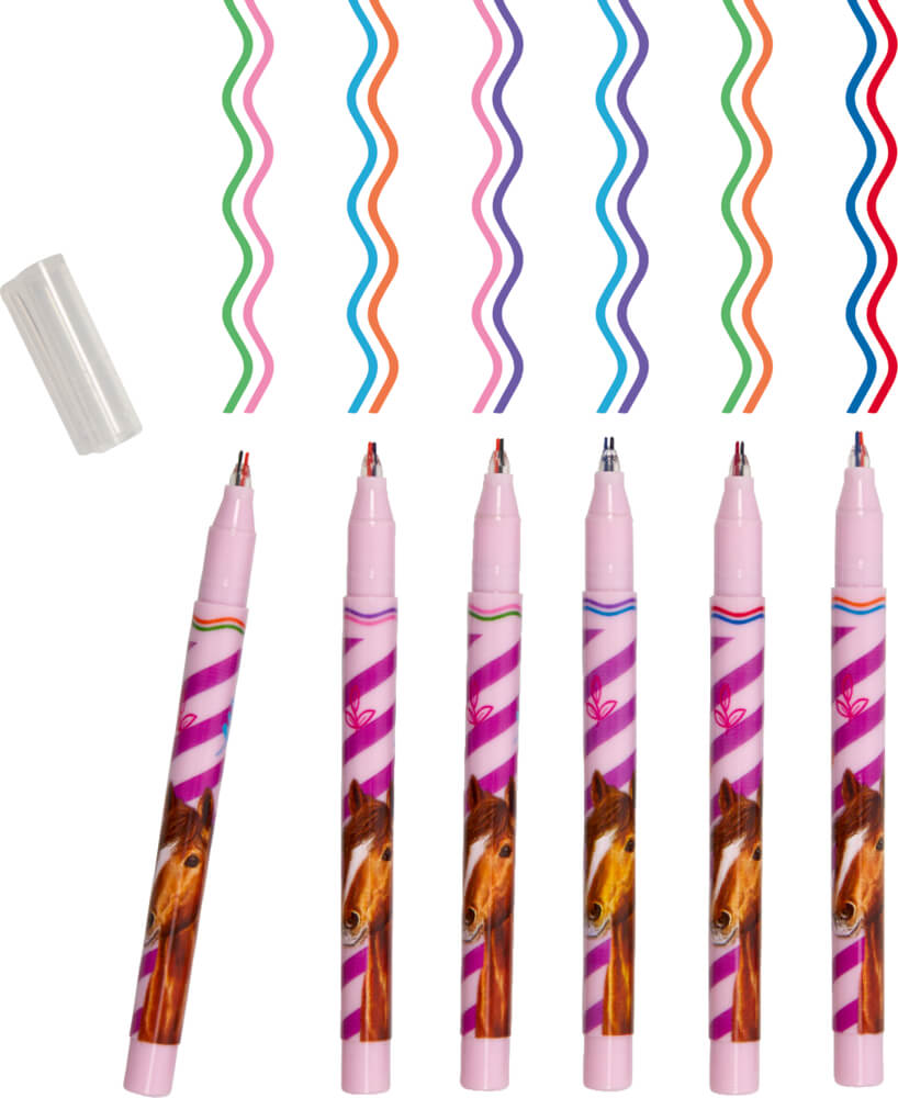 2-Linien-Stift - Pferdefreunde