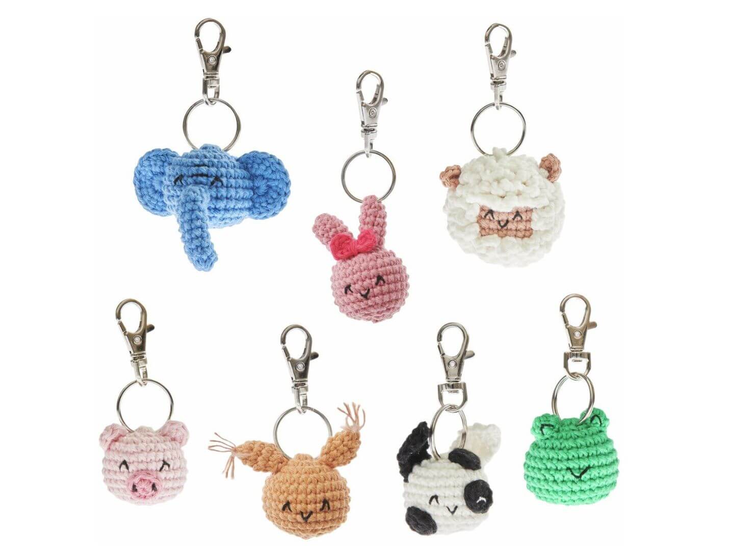 Ricorumi Häkelset Schlüsselanhänger - Chingu Animals