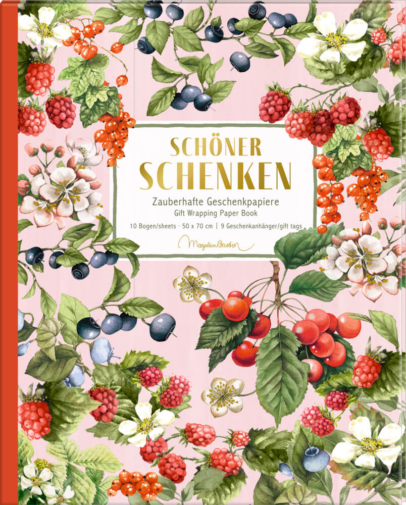 Geschenkpapier-Buch: Schöner Schenken - Cottage Garden (M. Bastin)