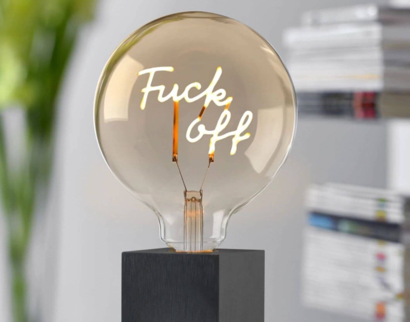 FUCK OFF LED-Filament - Leuchtmittel