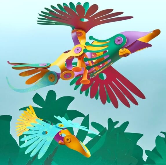 CLIXO Tropical Birds