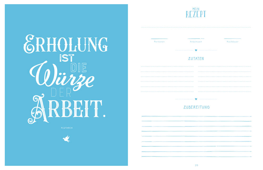 Meine liebsten Rezepte - Kaliméra (Einschreibbuch)