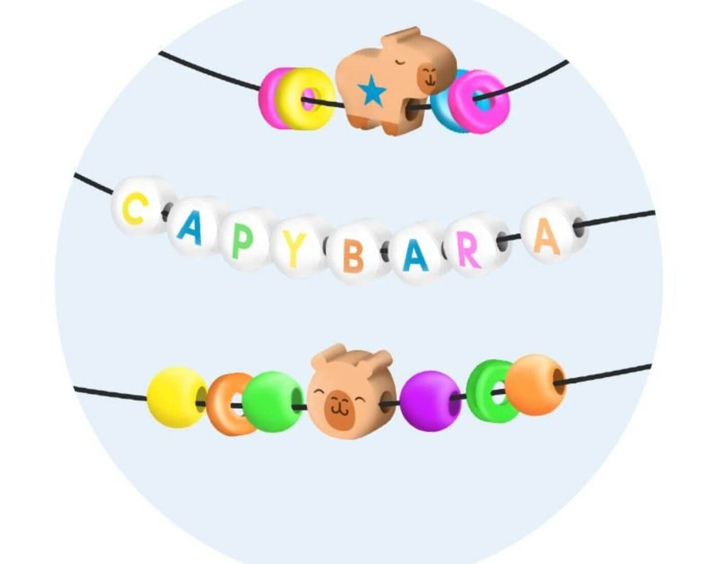 Kreativ-Schmuckset Capybara