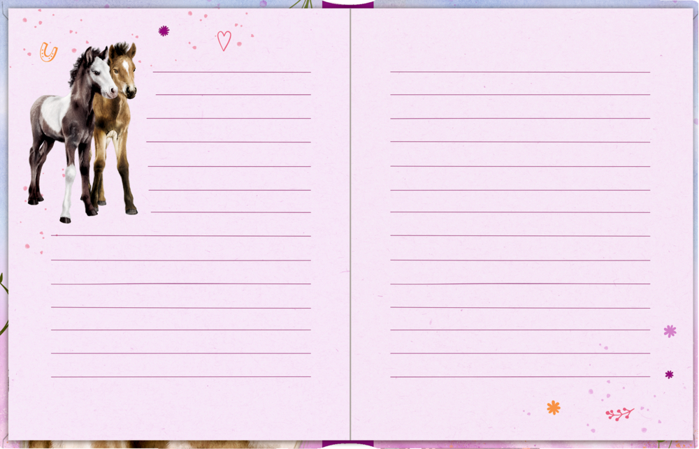 Tagebuch: Pferdefreunde - Mein Tagebuch (Wendepailletten)