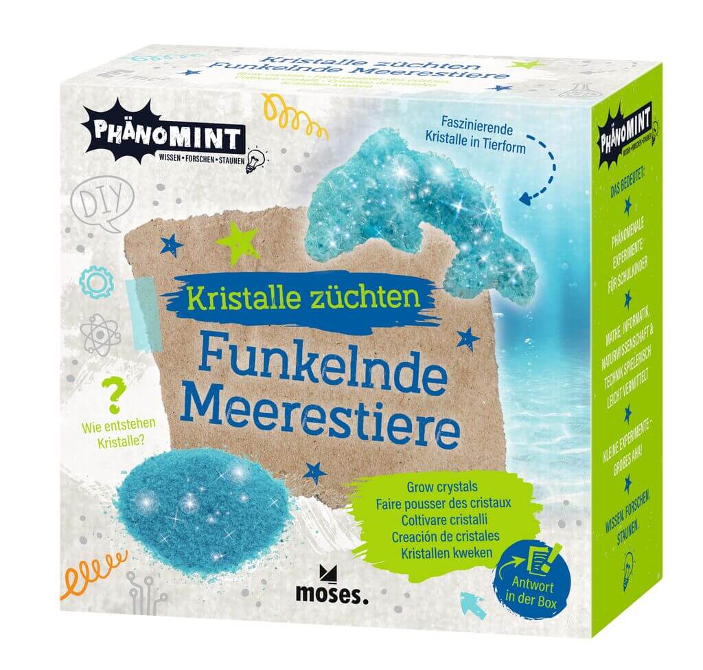 030356_BLAU-1 PhänoMINT Funkelnde Meerestiere - Kristalltiere züchten - verschiedene Farben