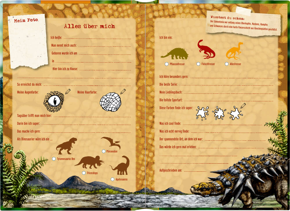 Freundebuch: T-Rex World - Meine Freunde