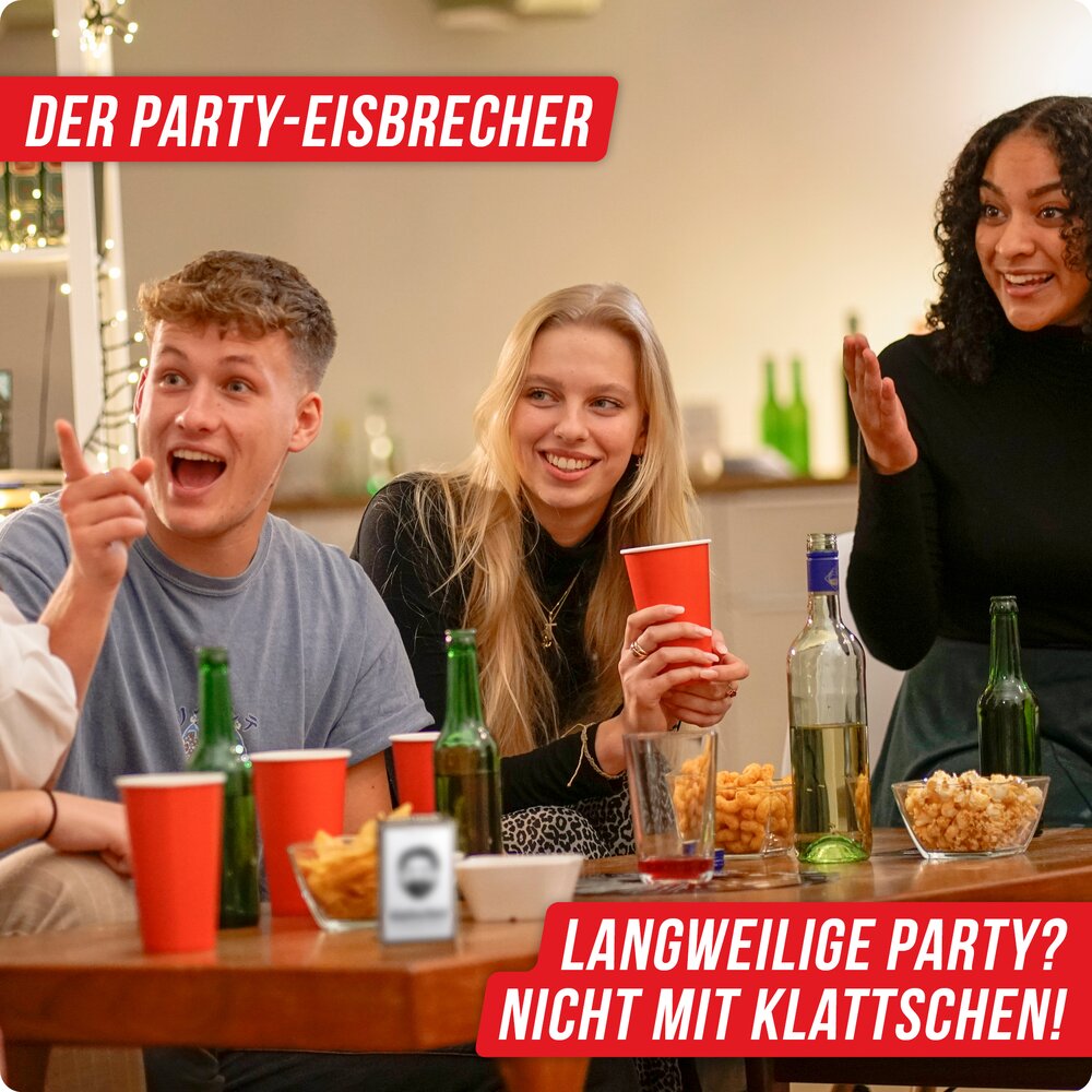 klattschen® - WHITE EDITION - Die offizielle Erweiterung des Kult-Trinkspiels