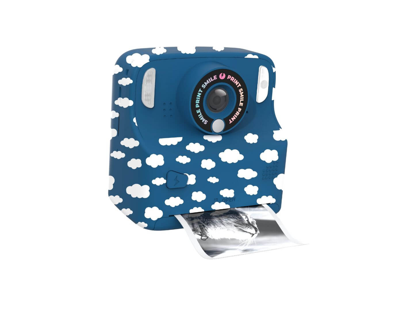 CUTIE PIXIPRINT – Digitalkamera mit Sofortdruck & Kreativset Wolken