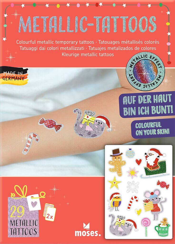 Metallic-Tattoos Weihnachtszauber Metallic-Tattoos Weihnachtszauber