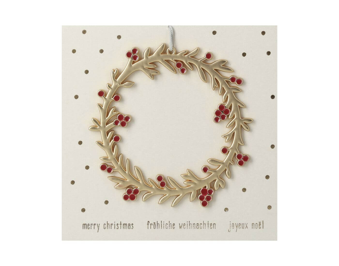 Festtagsornament - Fröhliche Weihnachten