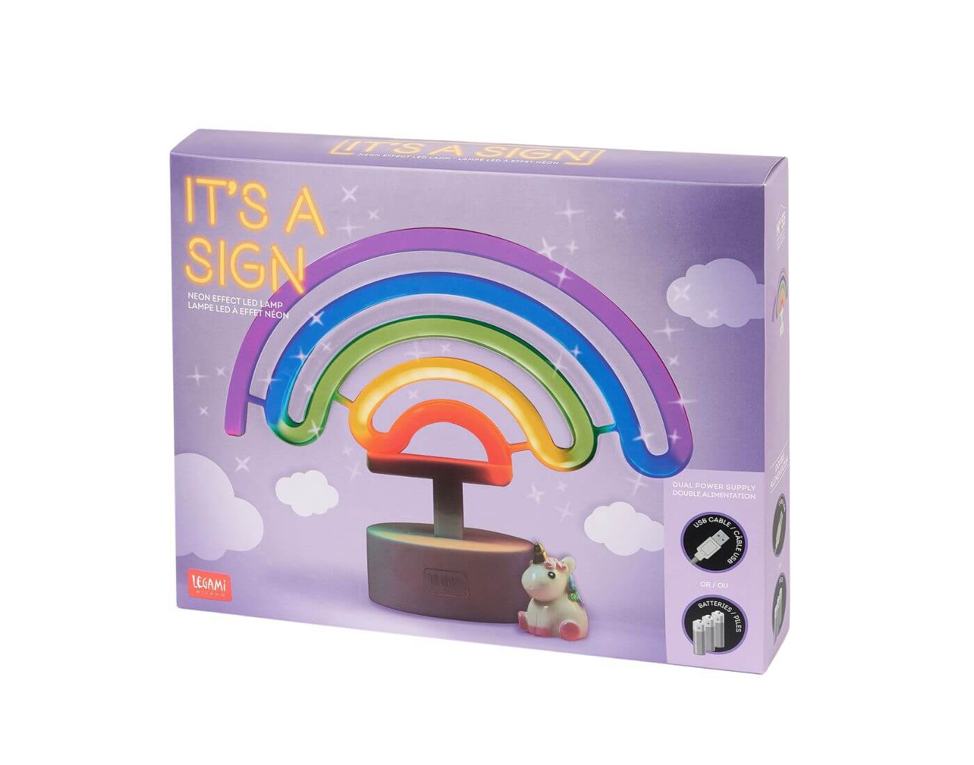 LED-Lampe mit Neoneffekt - It‘s a Sign - Rainbow