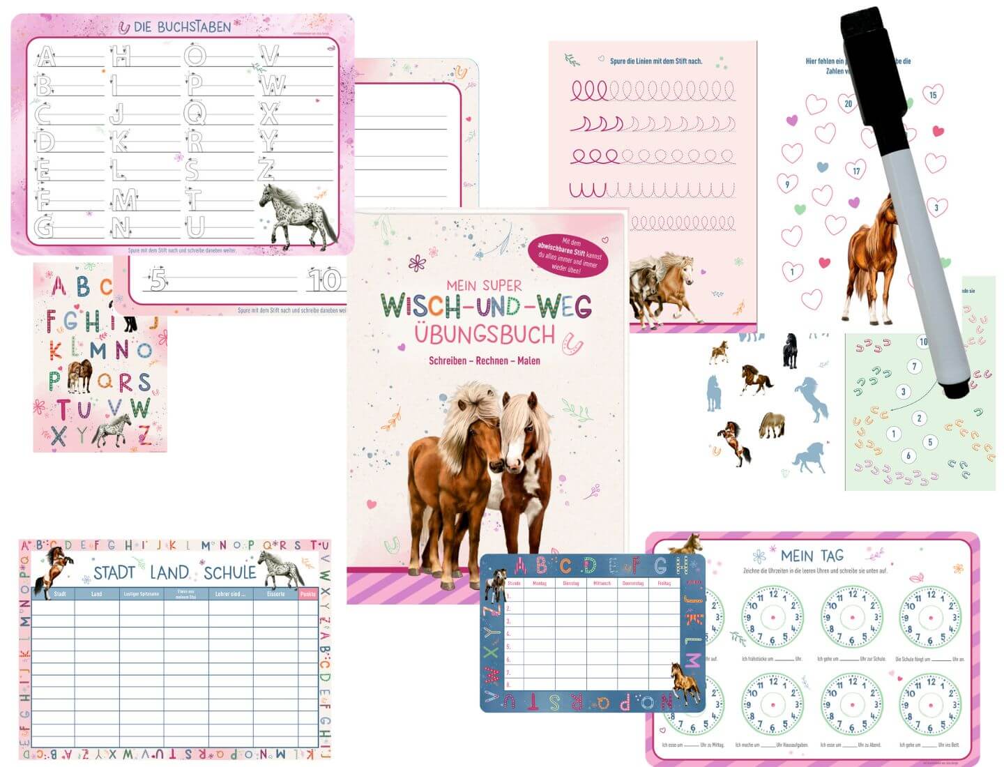 Meine superschlaue Pferde Schulstart-Box - Pferdefreunde