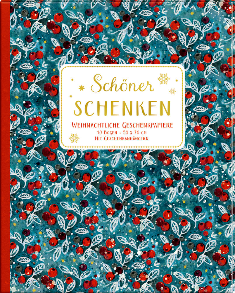 Geschenkpapier-Buch - Schöner schenken (Lichterhelle Weihnachtszeit)
