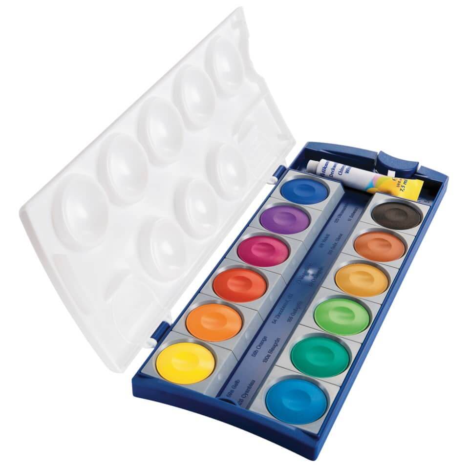 Deckfarbkasten 735K, 12 Stück PELIKAN