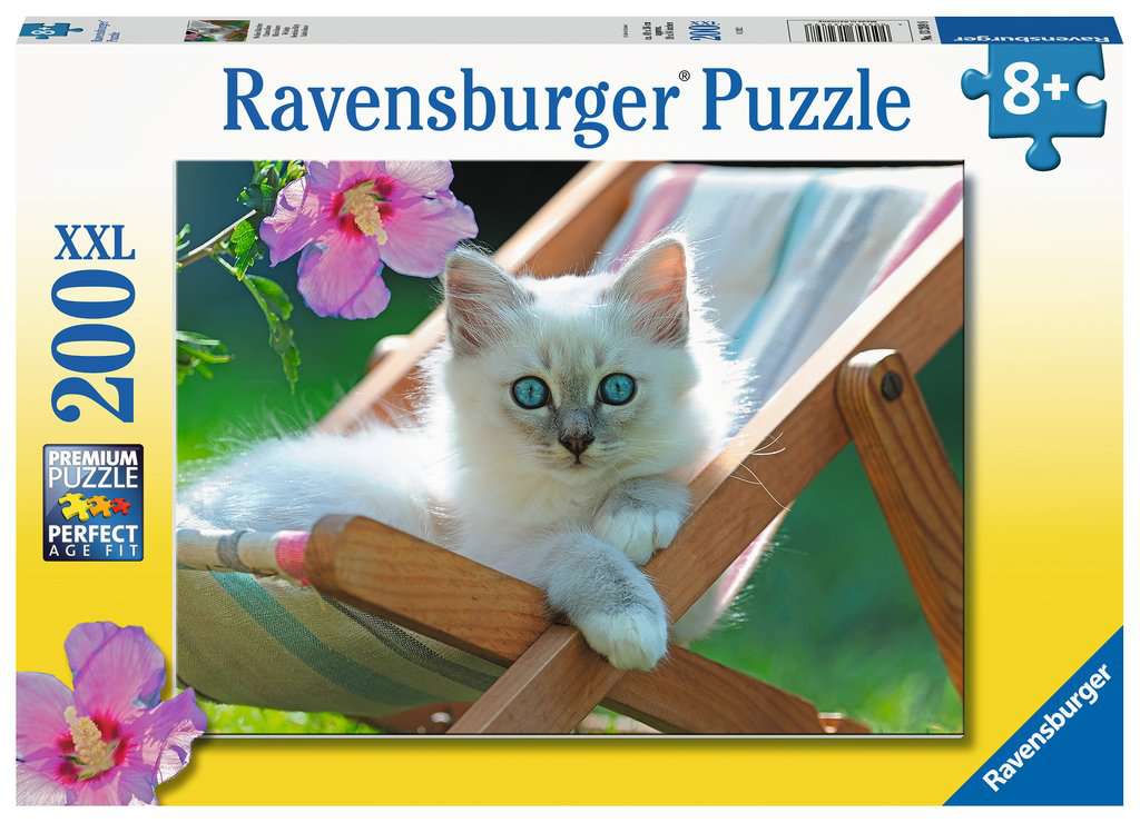 Puzzle Weißes Kätzchen