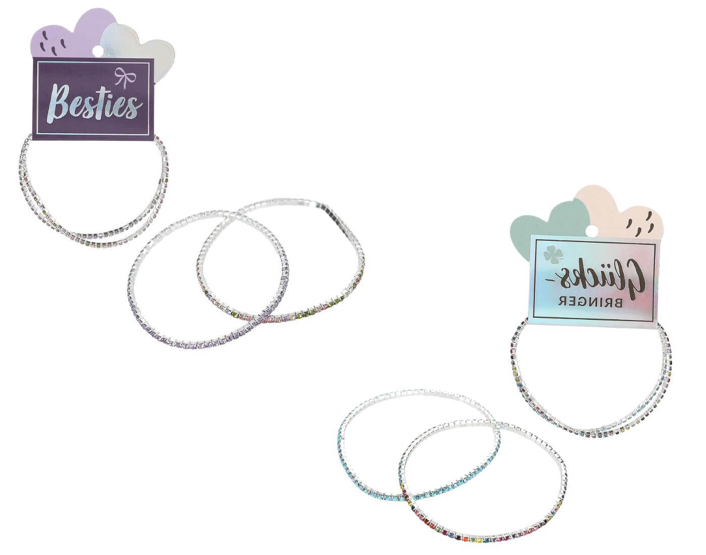 LOVIES Strassarmband Set (einzeln)