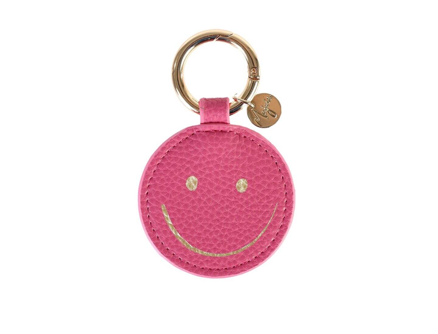 Majoie Schlüsselanhänger Happy Face Pink