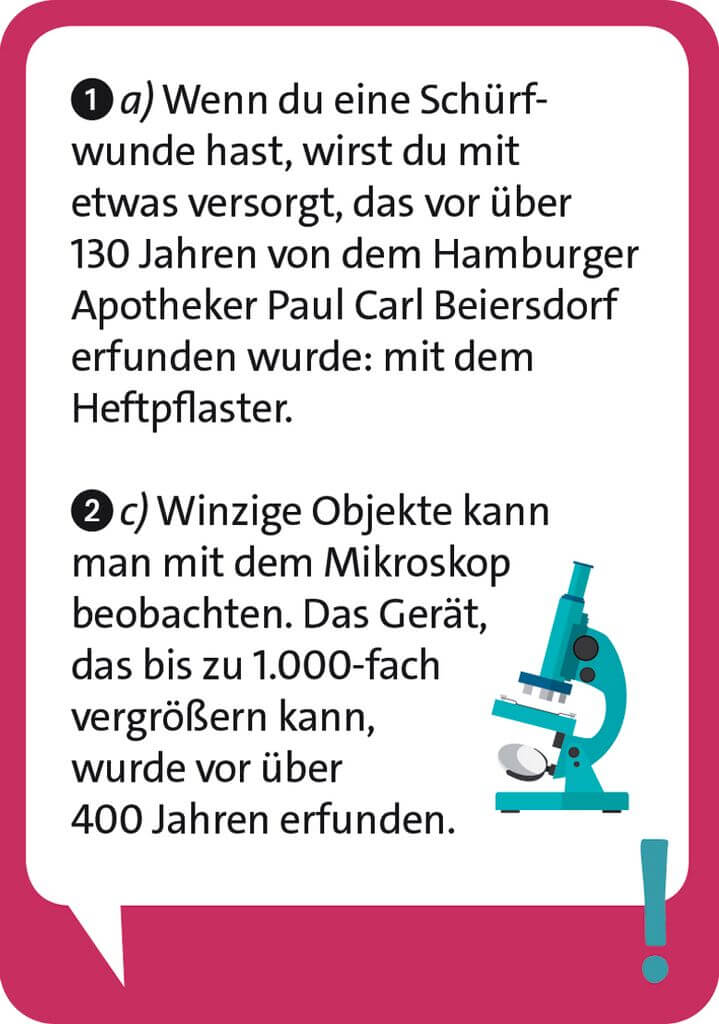 Erfindungen-Quiz-2 Pocket Quiz junior - Erfindungen