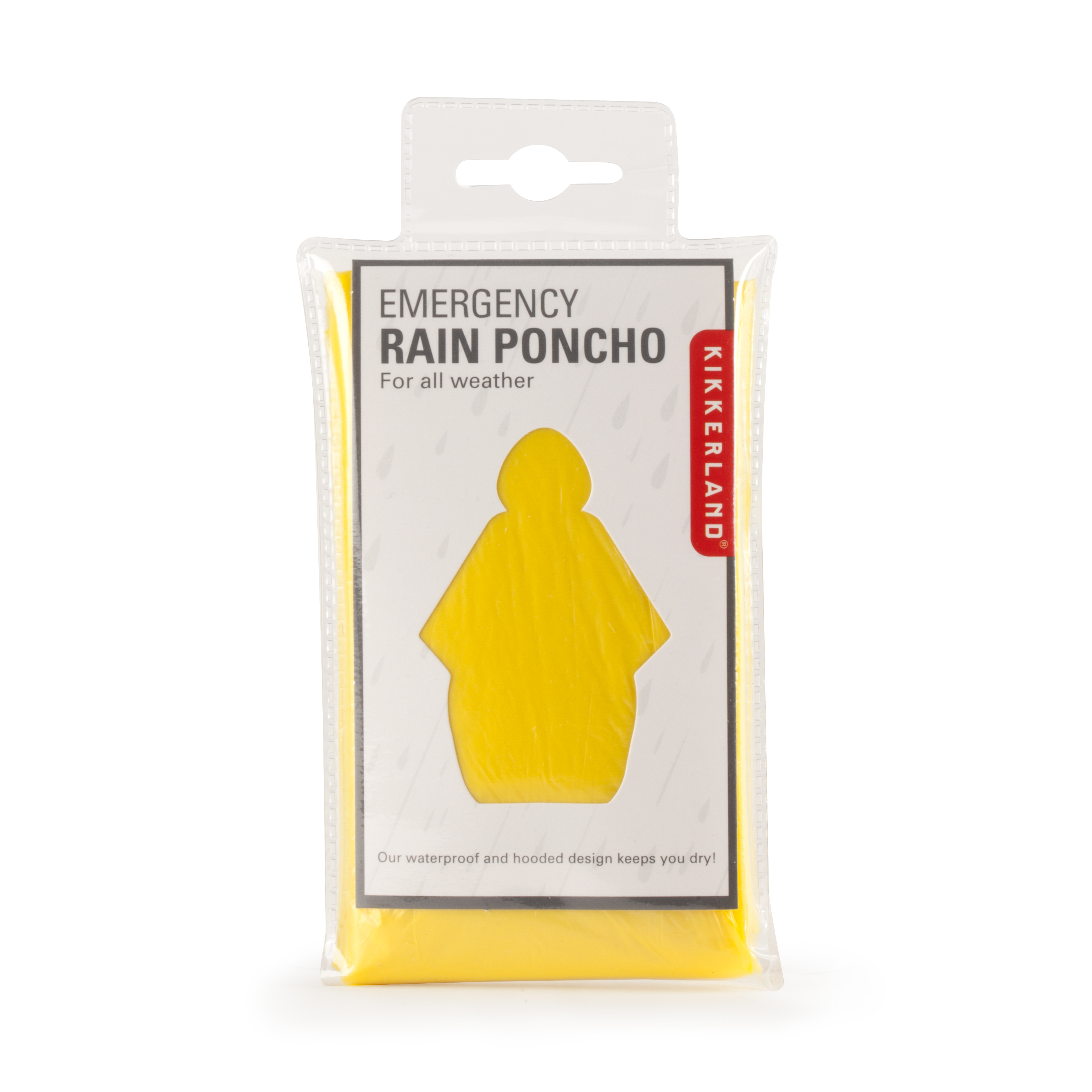 Notfall-Regenponcho Regenbogen