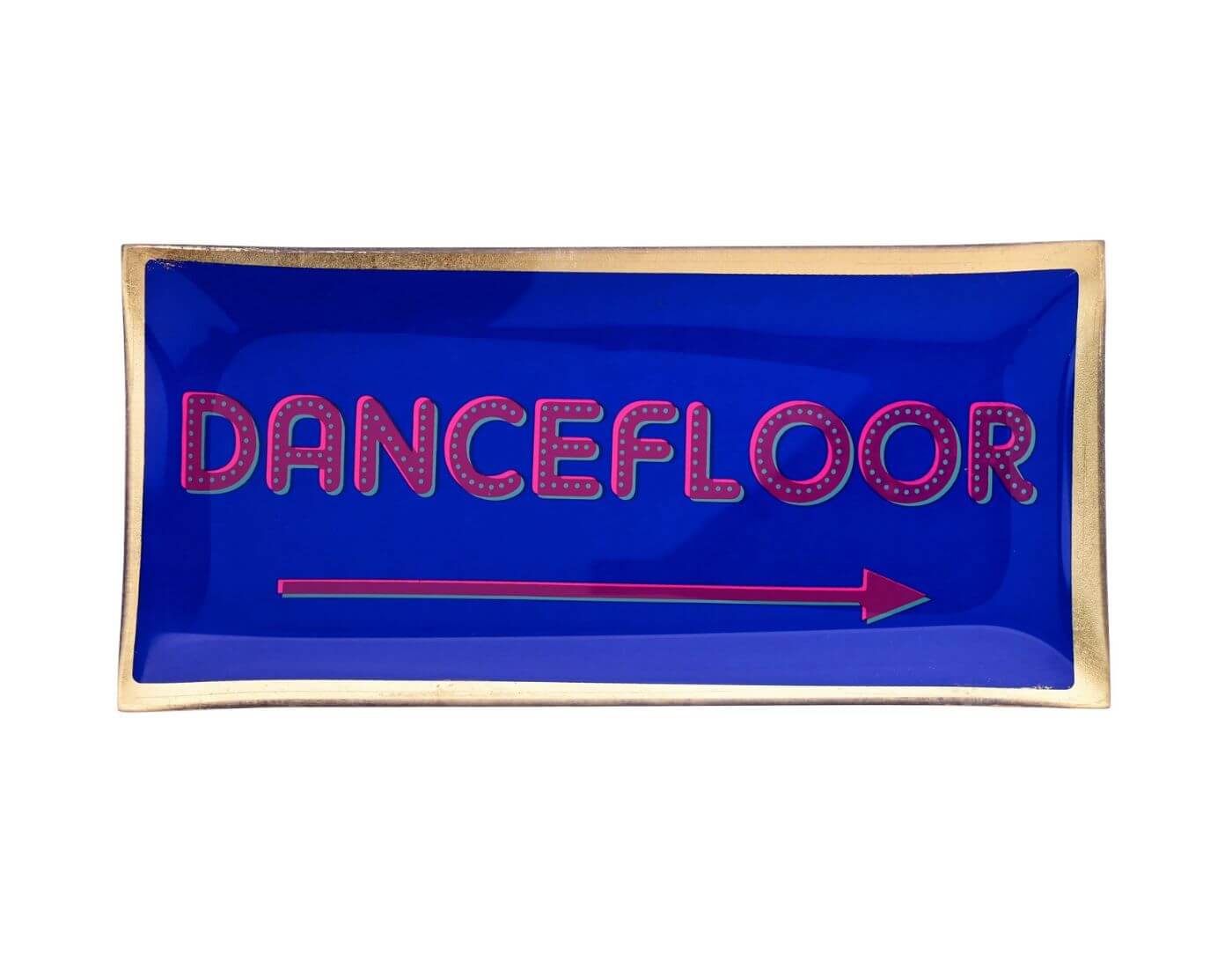 giftcompany-teller-dancefloor-1 Love Plates, Glasteller L, Motiv: Dancefloor, blau