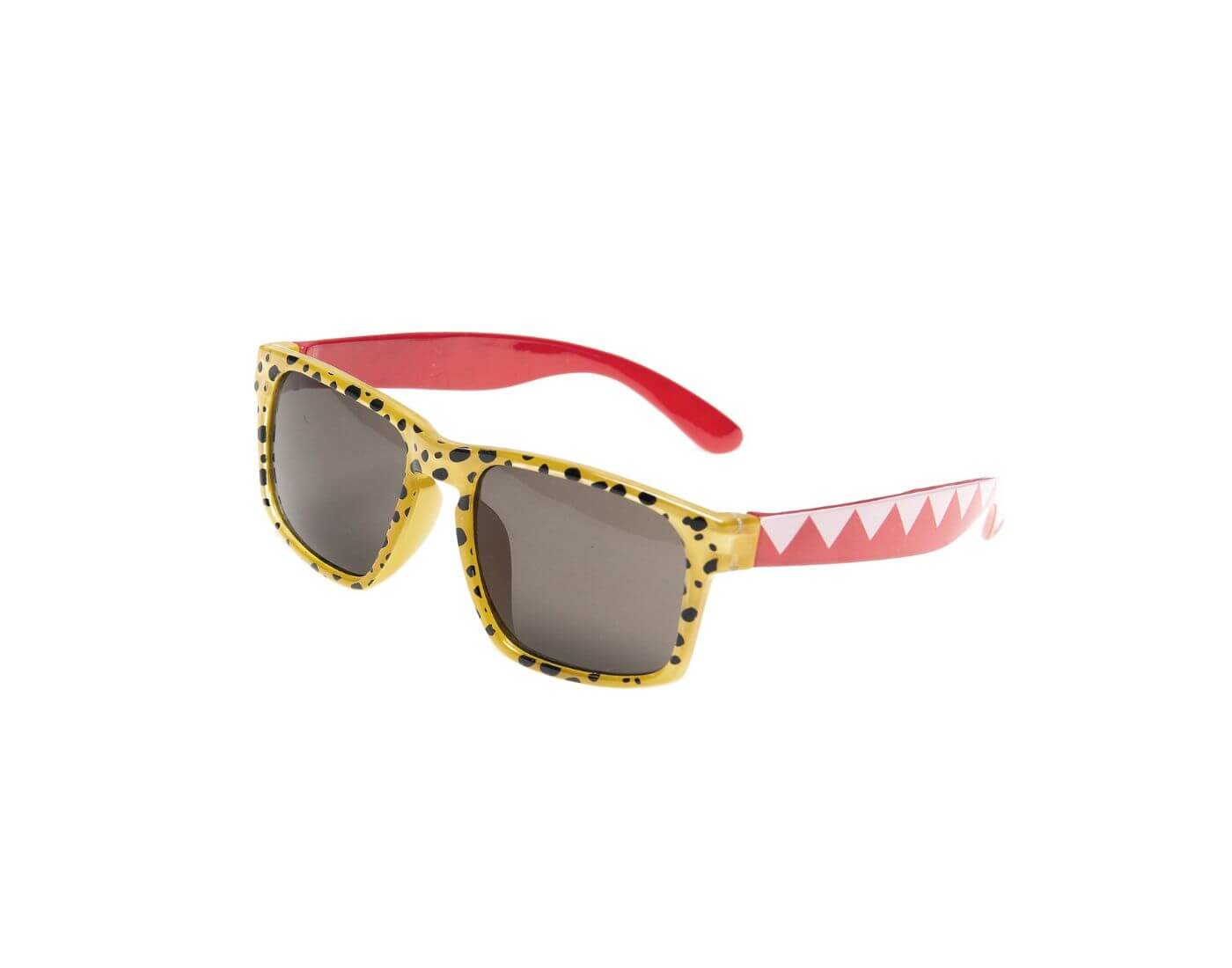 Sonnenbrille Gepardenmuster gelb
