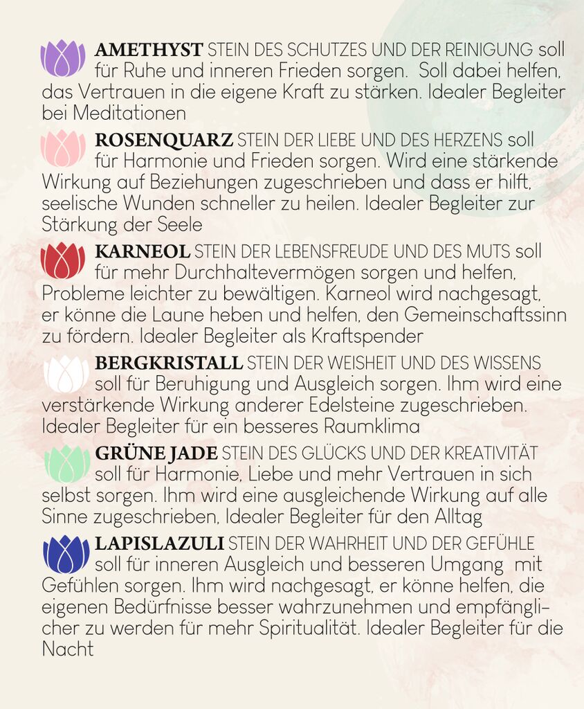 Omm for you Kraftstein (versch. Steine)