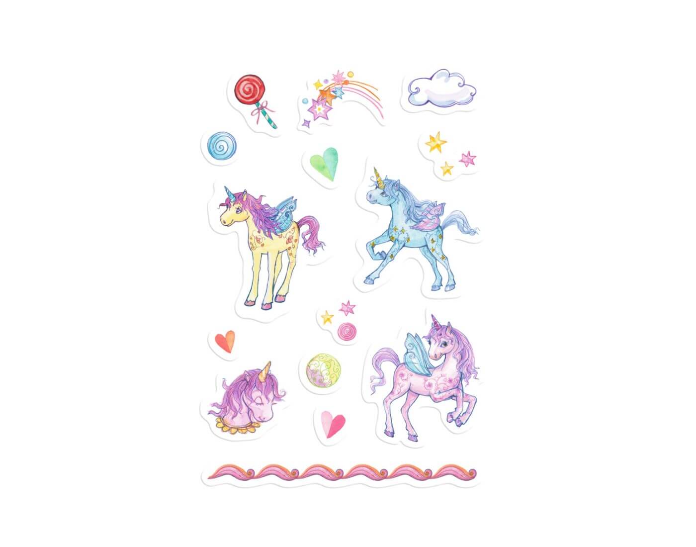 Sticker - Einhorn-Paradies