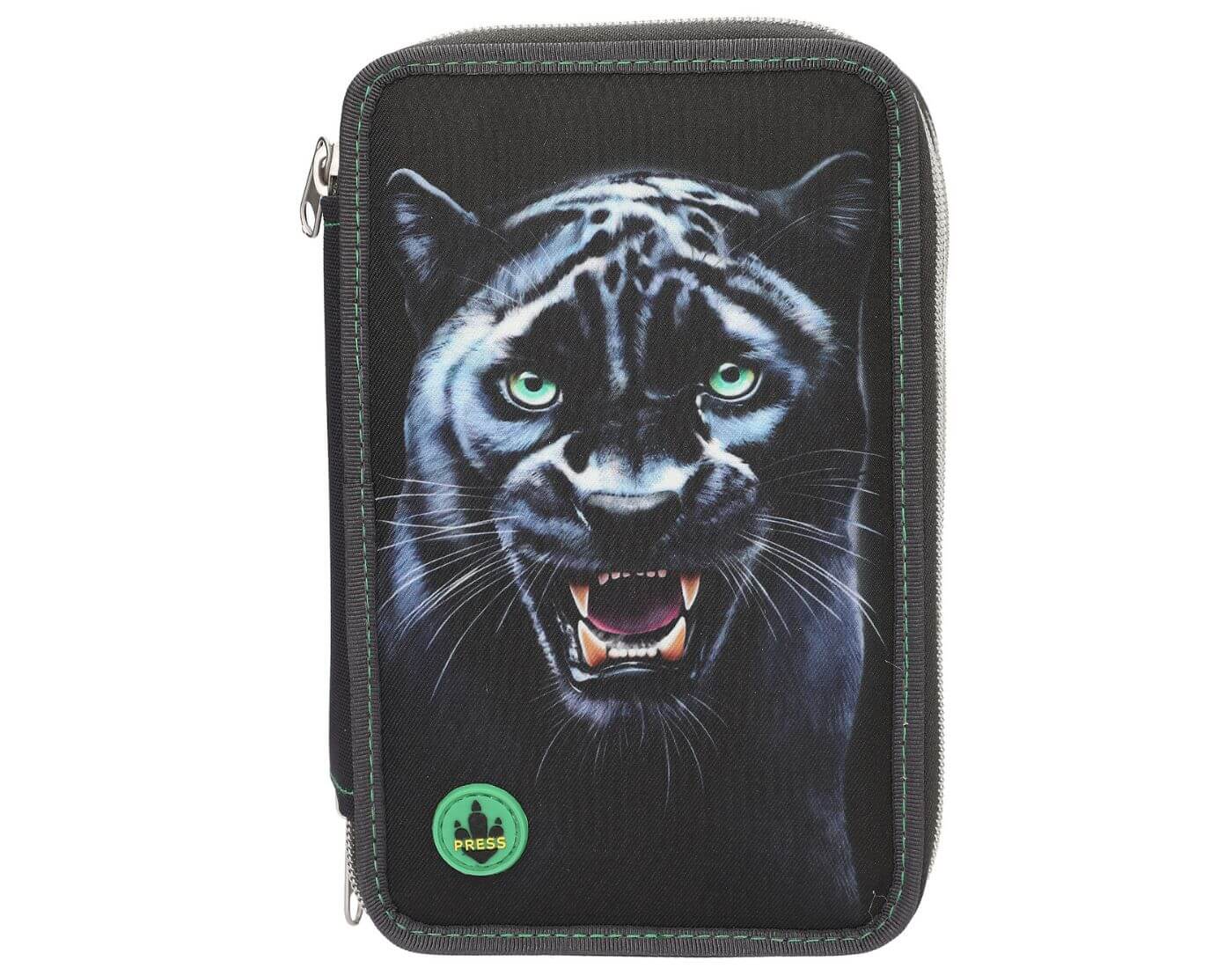 Adventure World 3 Fach Federtasche LED PANTHER