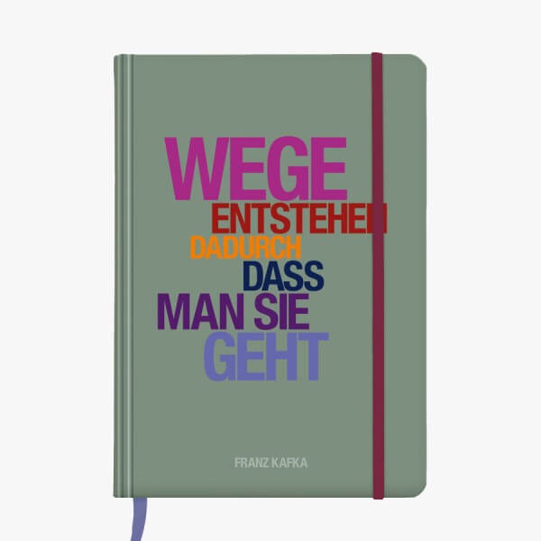 Notizbuch A5 Hardcover Wege