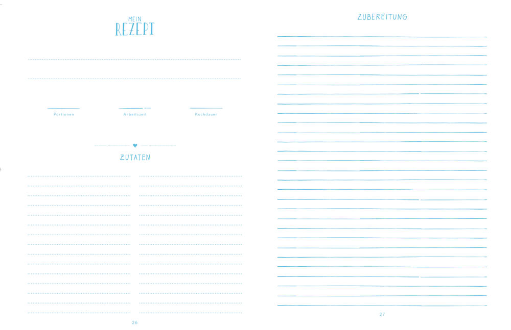 Meine liebsten Rezepte - Kaliméra (Einschreibbuch)