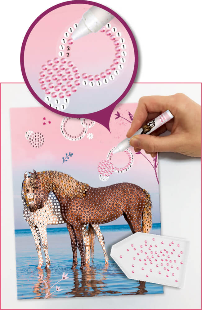 Diamond Painting - Pferdefreunde