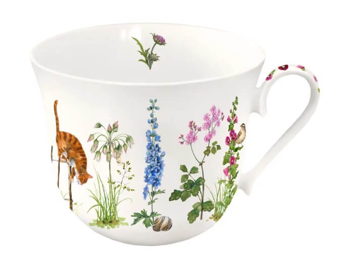 Tasse Stockrosen