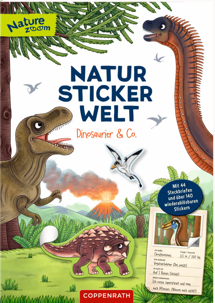 Natur-Stickerwelt: Dinosaurier und Co. - Nature Zoom