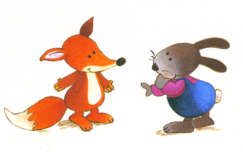 Gerda Wagener & Marie-José Sacré (Illustrator): Der klitzekleine Hase und der Fuchs