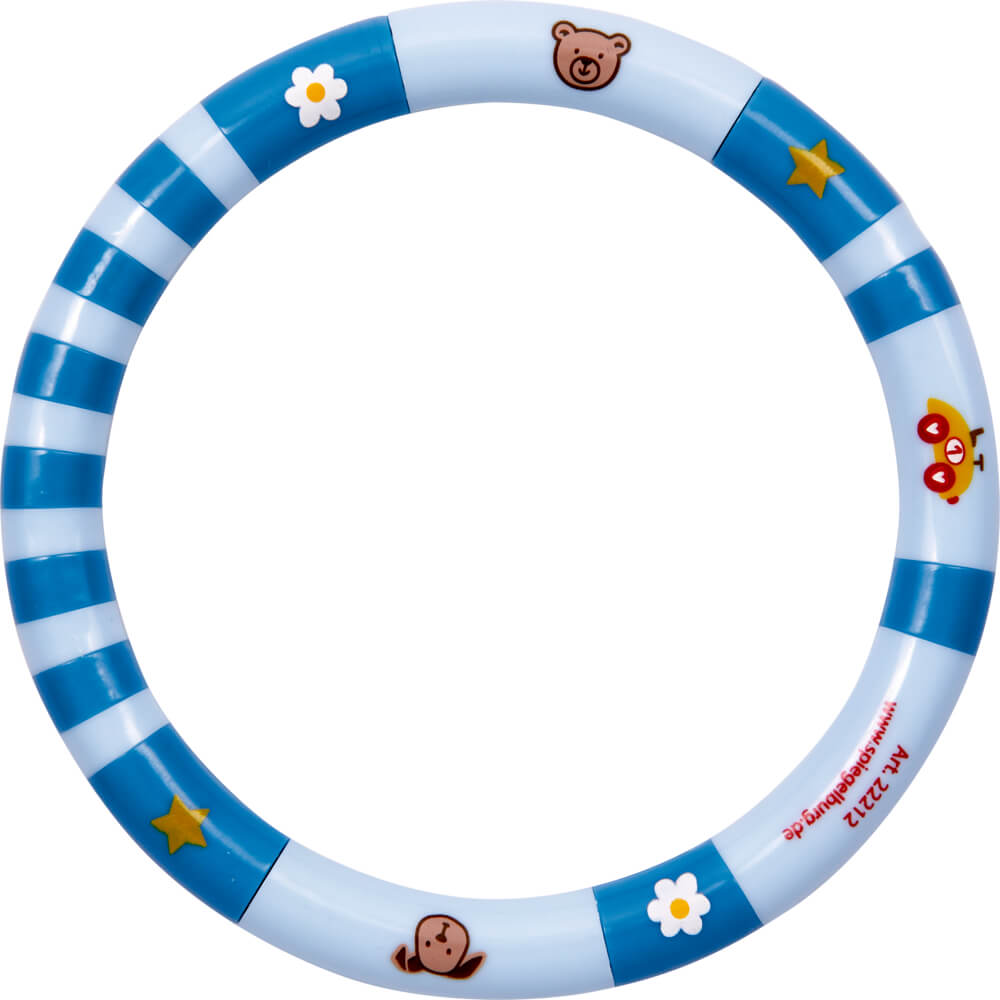 Ringrassel - BabyGlück, hellblau Ringrassel - BabyGlück, hellblau