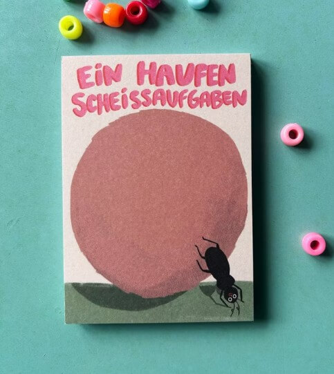 Notizblock - Haufen Scheissaufgaben Notizblock - Haufen Scheissaufgaben