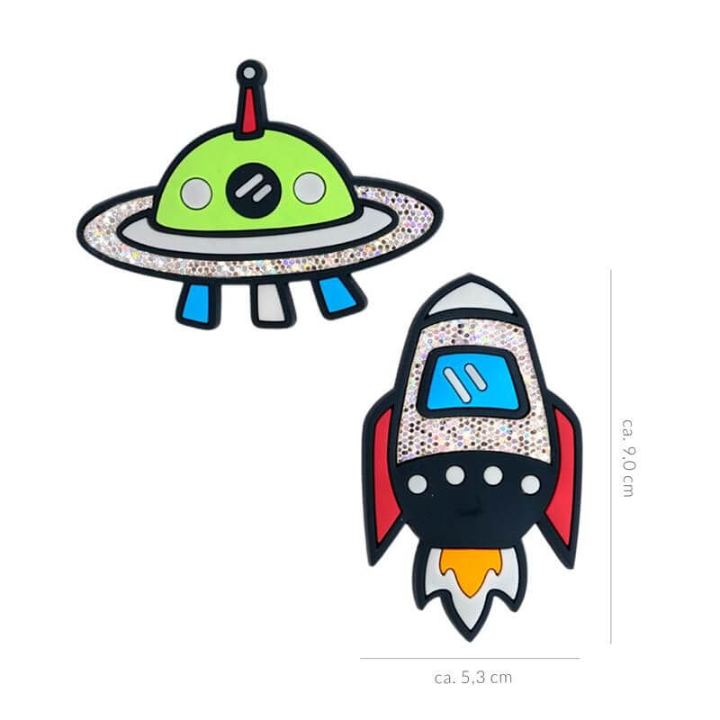 SPACE ADVENTURE Doppelspitzer GitD, 2-fach sortiert